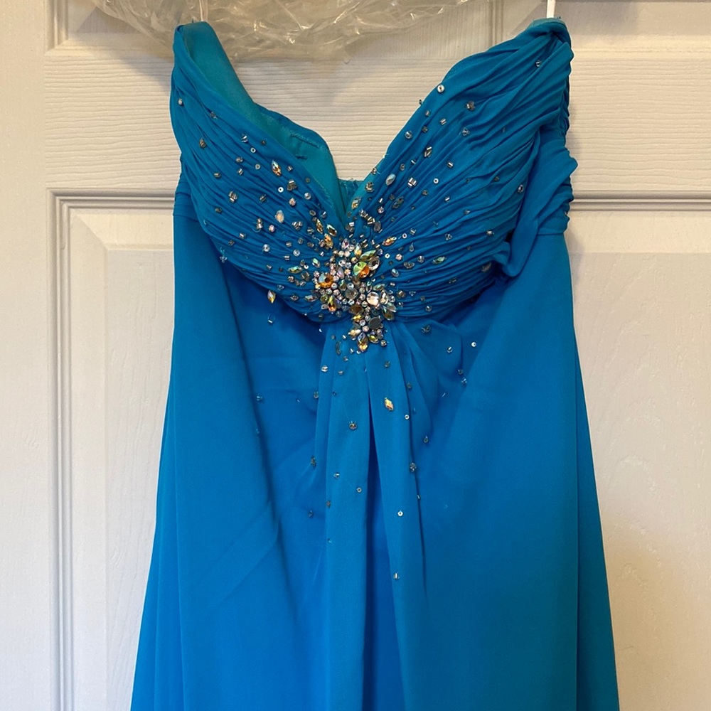 Tiffany Designs Prom Dress - Teal